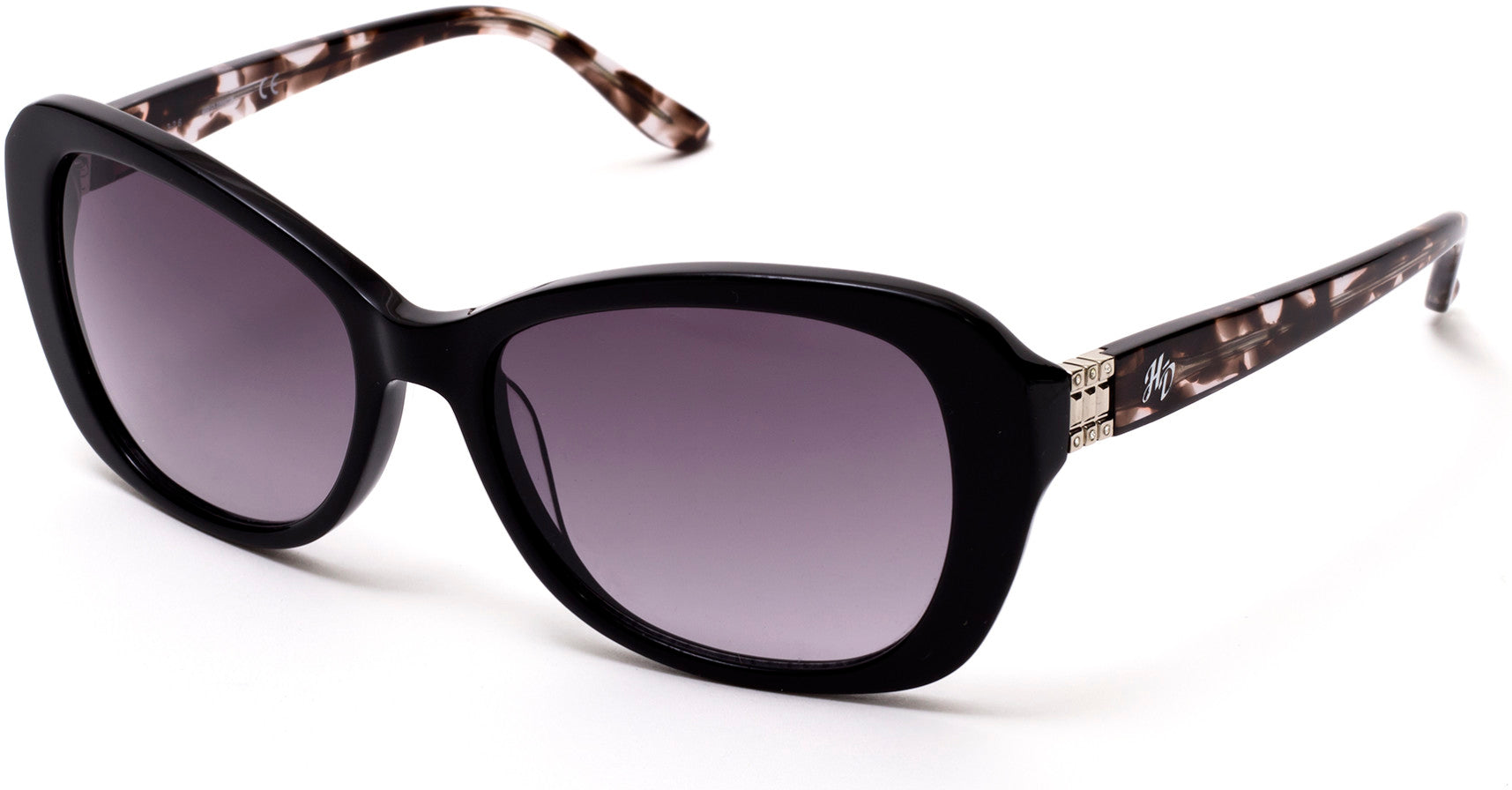 Harley-Davidson HD0306X Sunglasses 01A-01A - Shiny Black  / Smoke
