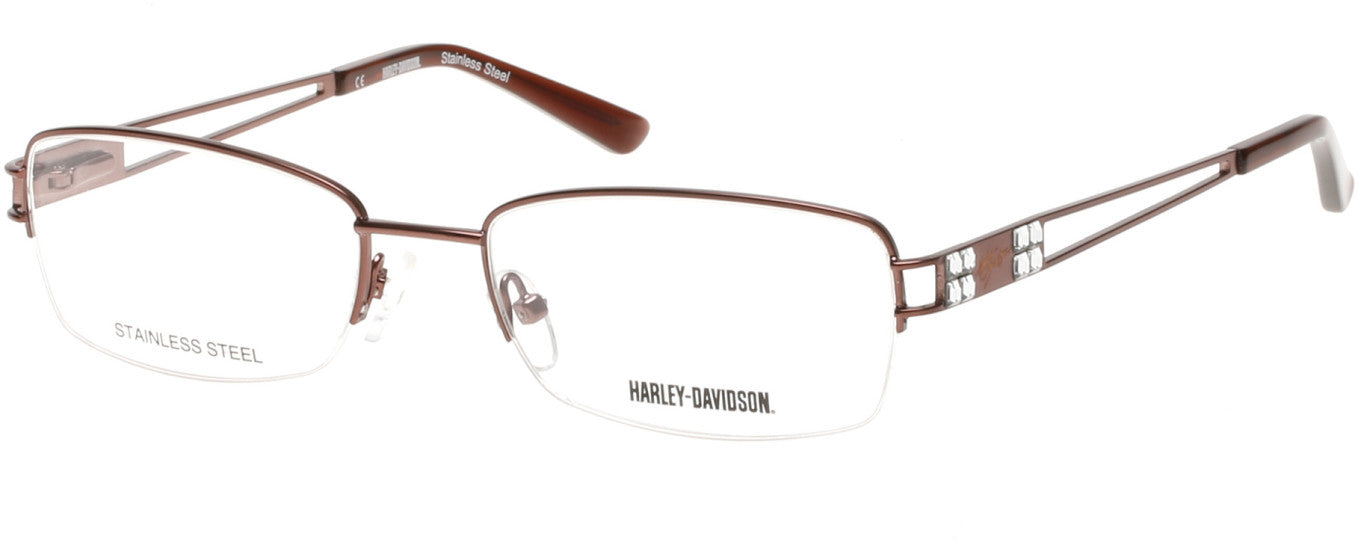 Harley-Davidson HD0519 Eyeglasses 048-048 - Shiny Dark Brown