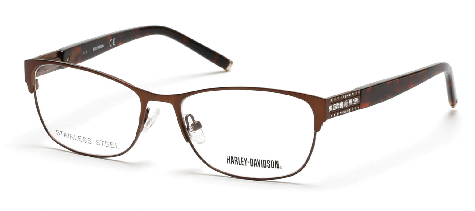 Harley-Davidson HD0540 Eyeglasses 046-046 - Matte Light Brown