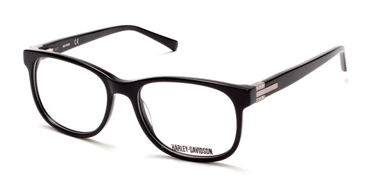Harley-Davidson HD0546 Geometric Eyeglasses 001-001 - Shiny Black