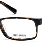 Harley-Davidson HD0745 Rectangular Eyeglasses 052-052 - Dark Havana