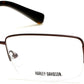 Harley-Davidson HD0750 Geometric Eyeglasses 049-049 - Matte Dark Brown