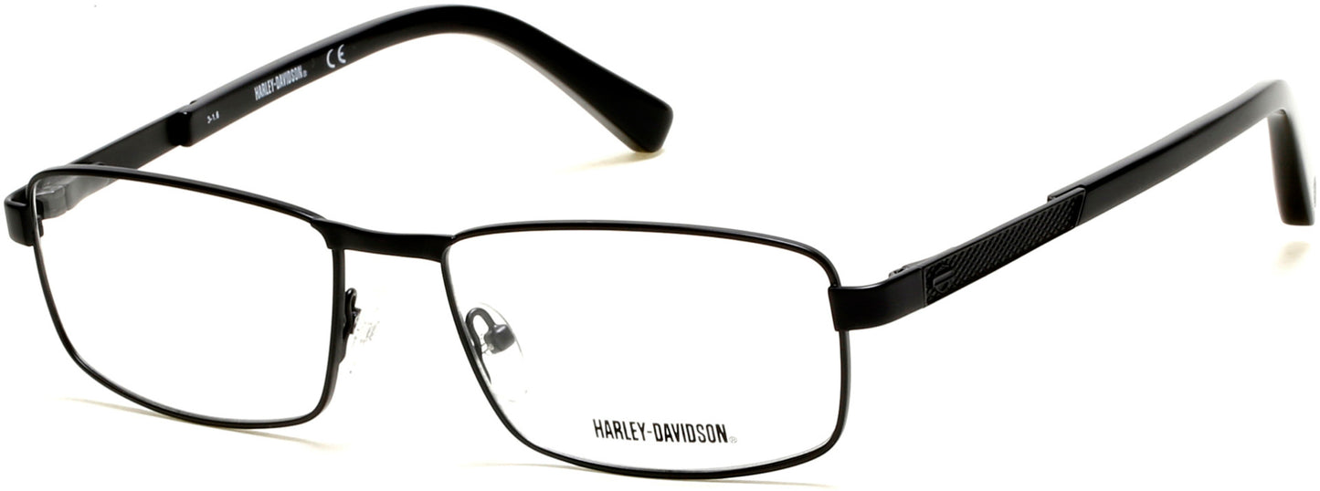 Harley-Davidson HD0751 Geometric Eyeglasses 002-002 - Matte Black