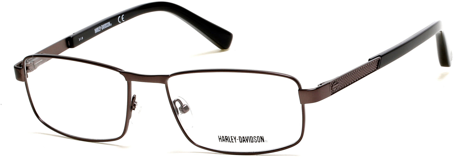 Harley-Davidson HD0751 Geometric Eyeglasses 009-009 - Matte Gunmetal