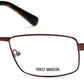 Harley-Davidson HD0751 Geometric Eyeglasses 049-049 - Matte Dark Brown