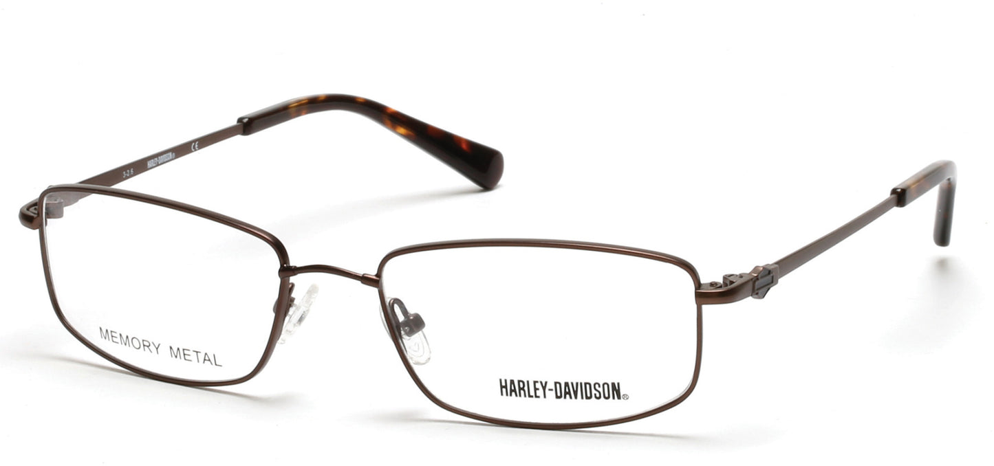 Harley-Davidson HD0760 Eyeglasses 049-049 - Matte Dark Brown