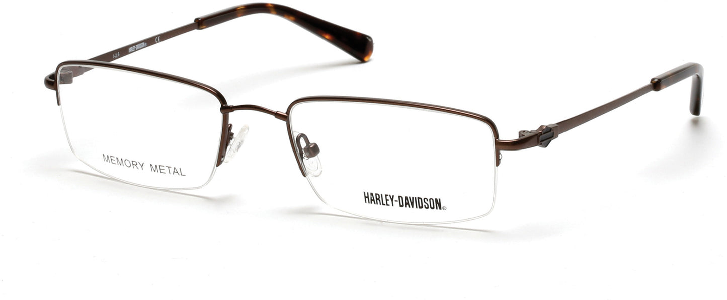 Harley-Davidson HD0761 Eyeglasses 049-049 - Matte Dark Brown