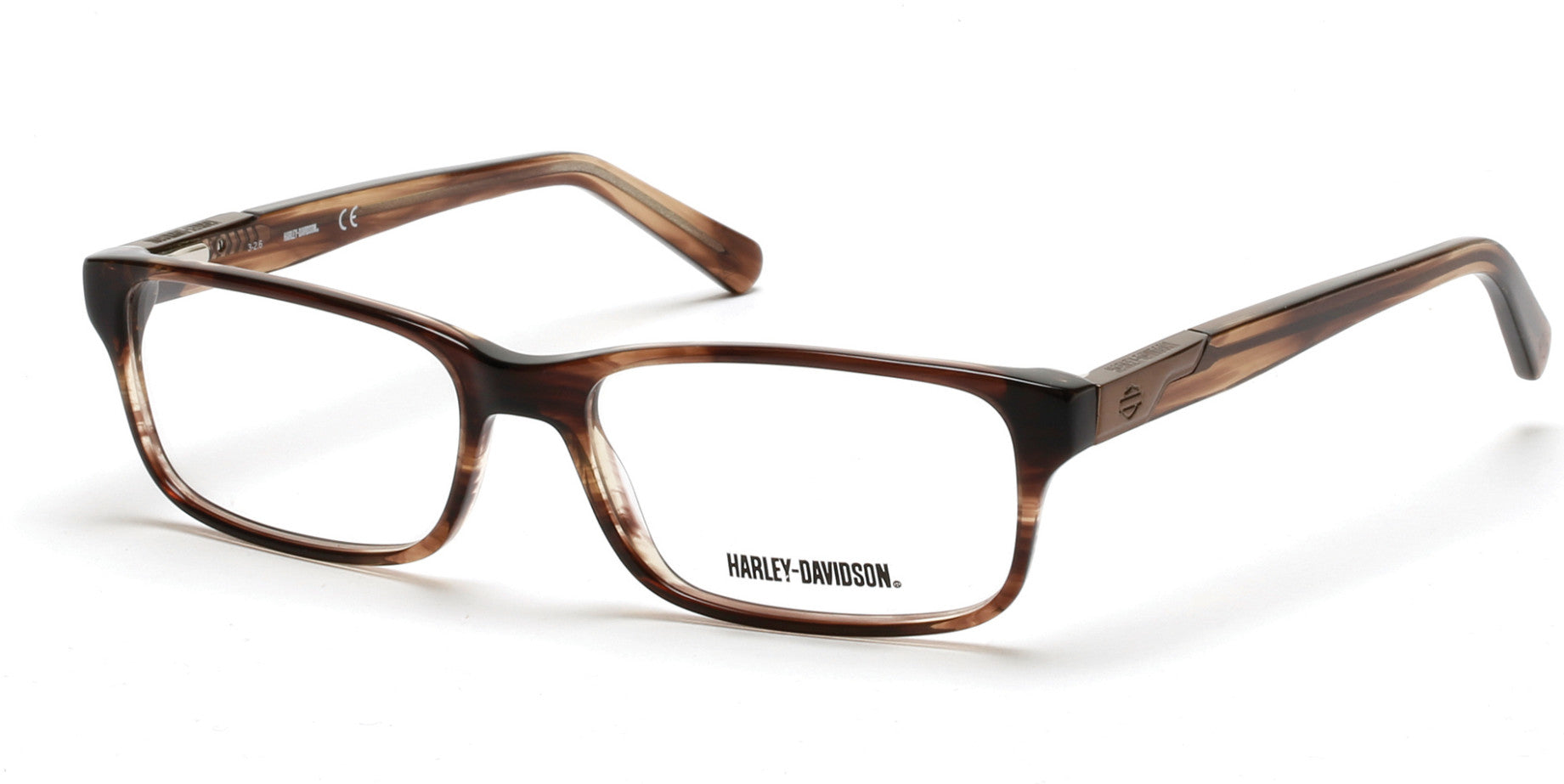 Harley-Davidson HD0762 Eyeglasses 062-062 - Brown Horn