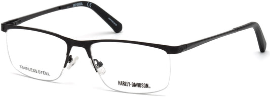 Harley-Davidson HD0778 Geometric Eyeglasses 002-002 - Matte Black