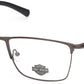Harley-Davidson HD0821 Rectangular Eyeglasses 009-009 - Matte Gunmetal