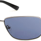 Harley-Davidson HD0909X Geometric Sunglasses 09V-09V - Matte Gunmetal  / Blue