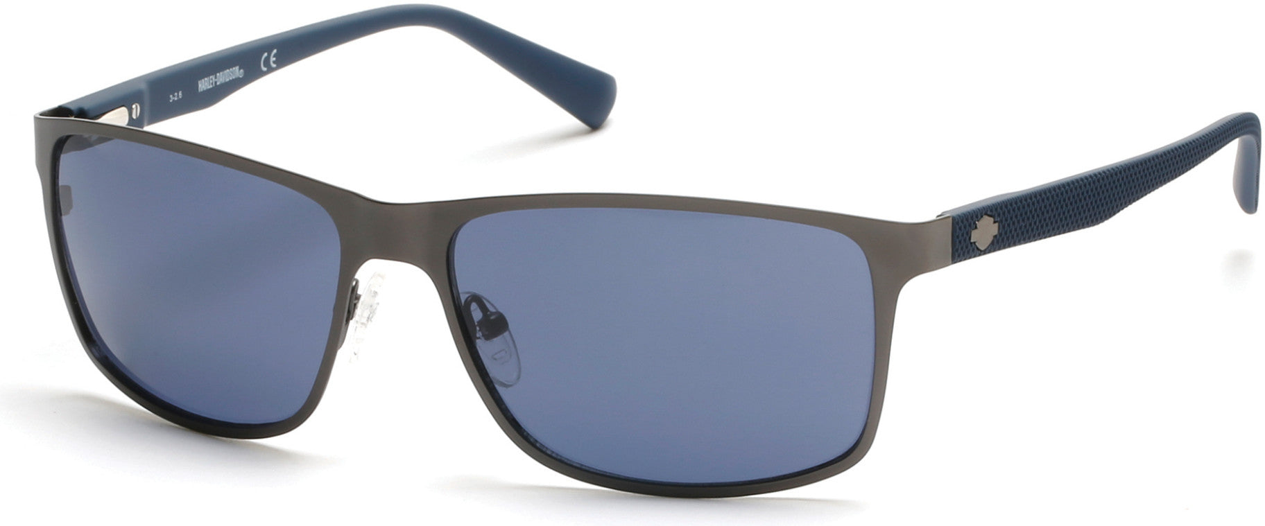 Harley-Davidson HD0914X Sunglasses 09V-09V - Matte Gunmetal  / Blue