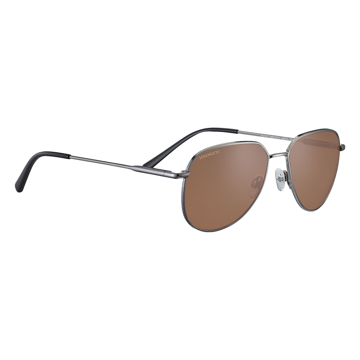 Serengeti Haywood Sunglasses  Shiny Gunmetal One Size
