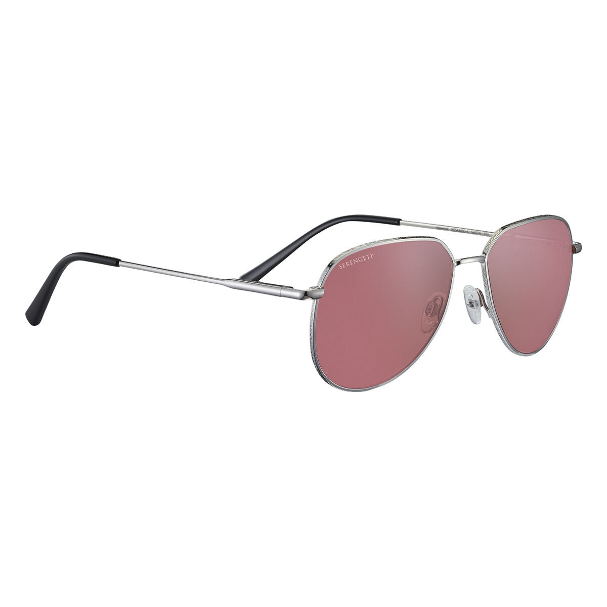 Serengeti Haywood Sunglasses  Shiny Silver One Size