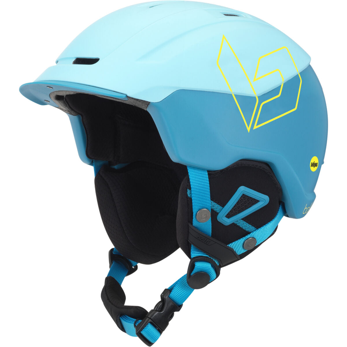 Bolle Instinct Mips Snow Helmet  Matte Blue Yellow 58-61 L 58-61