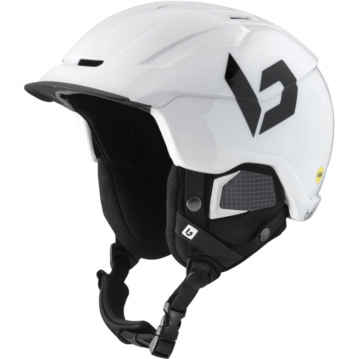 Bolle Instinct Mips Snow Helmet  Shiny White & Black 51-54 S 51-54