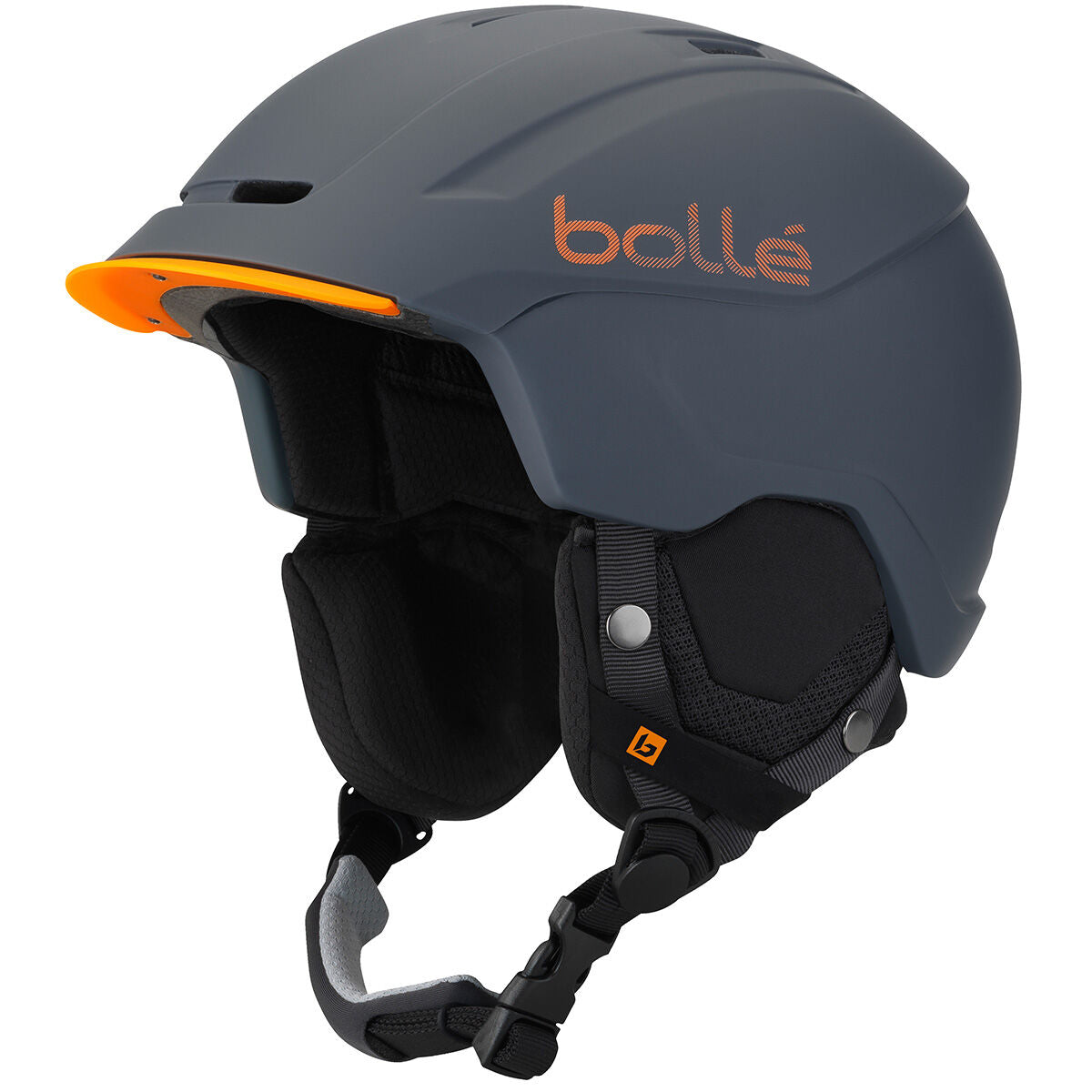 Bolle Instinct Snow Helmet  Soft Grey & Orange 51-54 S 51-54
