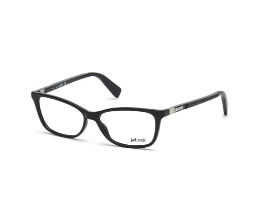 Just Cavalli JC0763 Geometric Eyeglasses 001-001 - Shiny Black