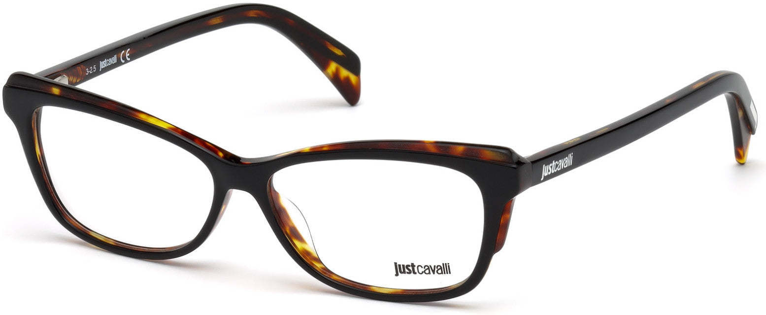 Just Cavalli JC0771 Oval Eyeglasses 005-005 - Black