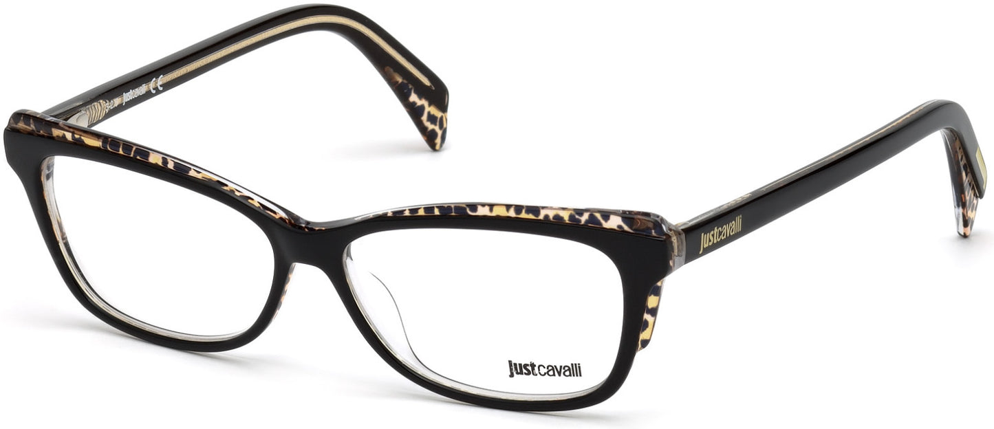 Just Cavalli JC0771 Oval Eyeglasses A05-A05 - Black