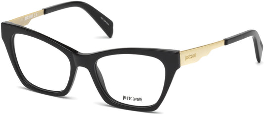 Just Cavalli JC0795 Cat Eyeglasses 001-001 - Shiny Black