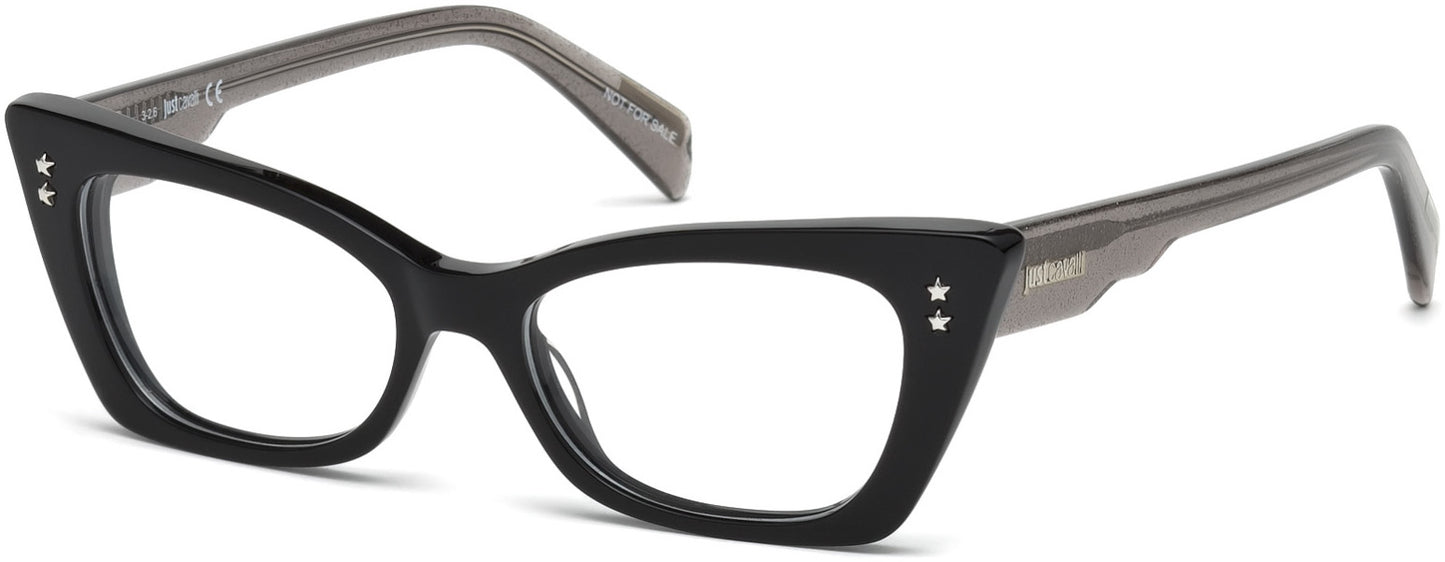 Just Cavalli JC0799 Cat Eyeglasses 001-001 - Shiny Black