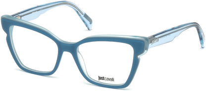 Just Cavalli JC0817 Square Eyeglasses 086-086 - Light Blue