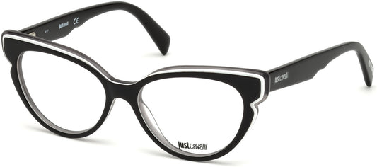 Just Cavalli JC0818 Cat Eyeglasses 005-005 - Black