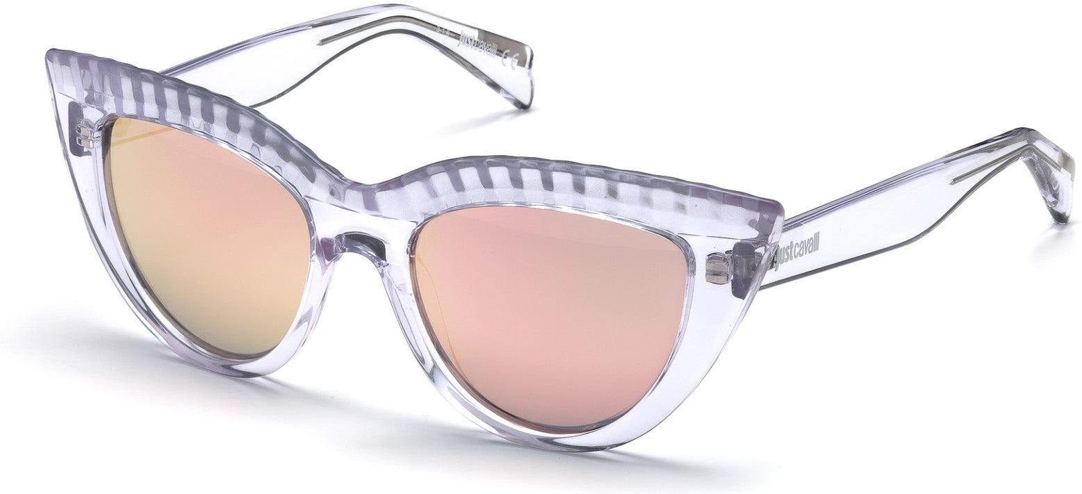 Just Cavalli JC746S Geometric Sunglasses 22Z-22Z - White/crystal / Gradient