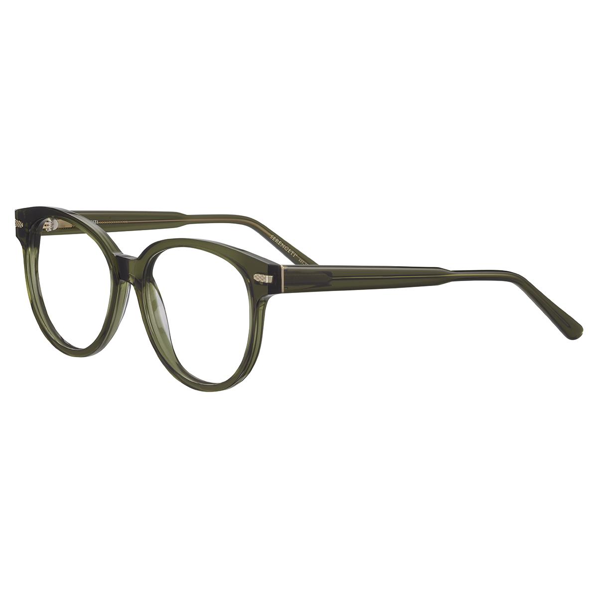 Serengeti Janeway Optic Eyeglasses  Shiny Crystal Dark Green Small