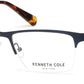 Kenneth Cole New York,Kenneth Cole Reaction KC0252 Geometric Eyeglasses 091-091 - Matte Blue