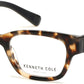 Kenneth Cole New York,Kenneth Cole Reaction KC0254 Geometric Eyeglasses 053-053 - Blonde Havana