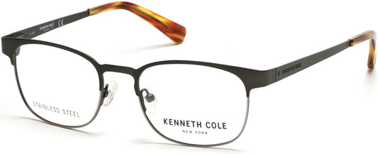 Kenneth Cole New York,Kenneth Cole Reaction KC0261 Eyeglasses 098-098 - Dark Green