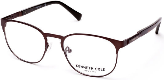 Kenneth Cole New York,Kenneth Cole Reaction KC0267 Eyeglasses 049-049 - Matte Dark Brown