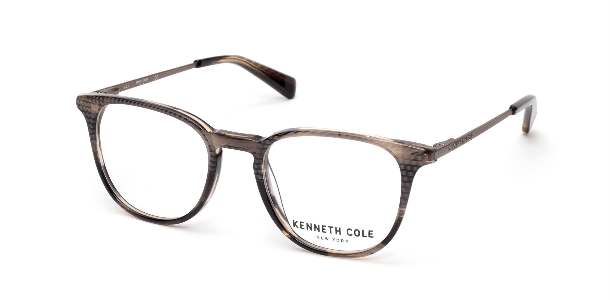 Kenneth Cole New York,Kenneth Cole Reaction KC0273 Round Eyeglasses 020-020 - Grey