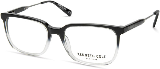 Kenneth Cole New York,Kenneth Cole Reaction KC0304 Square Eyeglasses 005-005 - Black