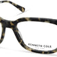 Kenneth Cole New York,Kenneth Cole Reaction KC0320 Square Eyeglasses 098-098 - Dark Green