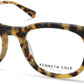 Kenneth Cole New York,Kenneth Cole Reaction KC0321 Round Eyeglasses 056-056 - Havana