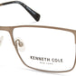 Kenneth Cole New York,Kenneth Cole Reaction KC0323 Rectangular Eyeglasses 009-009 - Matte Gunmetal