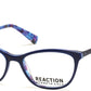 Kenneth Cole New York,Kenneth Cole Reaction KC0826 Square Eyeglasses 091-091 - Matte Blue