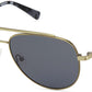 Kenneth Cole New York,Kenneth Cole Reaction KC7233 Geometric Sunglasses 92D-92D - Blue/other / Smoke Polarized Lenses