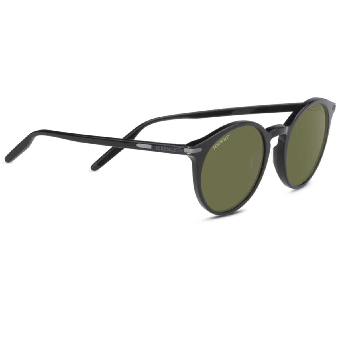Serengeti Leonora Sunglasses  Shiny Black Medium