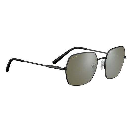 Serengeti Loy Sunglasses  Shiny Black One Size
