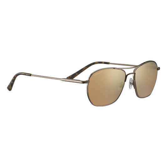 Serengeti Lunger Sunglasses  Brushed Bronze Medium, Large