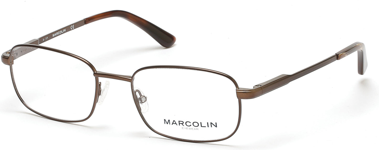 Marcolin MA3003 Eyeglasses 049-049 - Matte Dark Brown