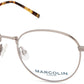 Marcolin MA3018 Round Eyeglasses 008-008 - Shiny Gunmetal
