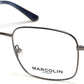 Marcolin MA3025 Square Eyeglasses 008-008 - Shiny Gunmetal