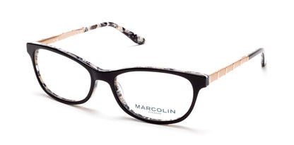 Marcolin MA5014 Oval Eyeglasses 005-005 - Black
