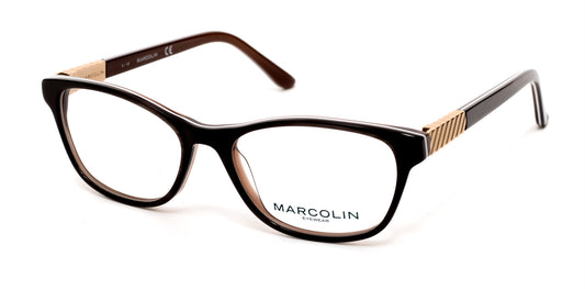 Marcolin MA5016 Geometric Eyeglasses 020-020 - Grey