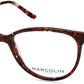 Marcolin MA5019 Square Eyeglasses 066-066 - Shiny Red
